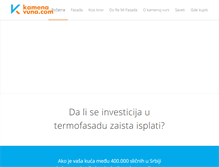 Tablet Screenshot of kamenavuna.com